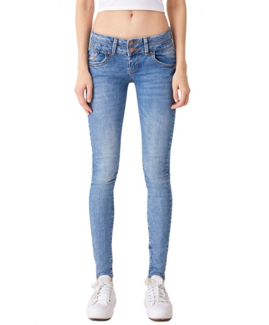 Damen LTB Skinny | Ltb Jeans Low Rise Julita X In Hellblauer Skinny-Fit Form