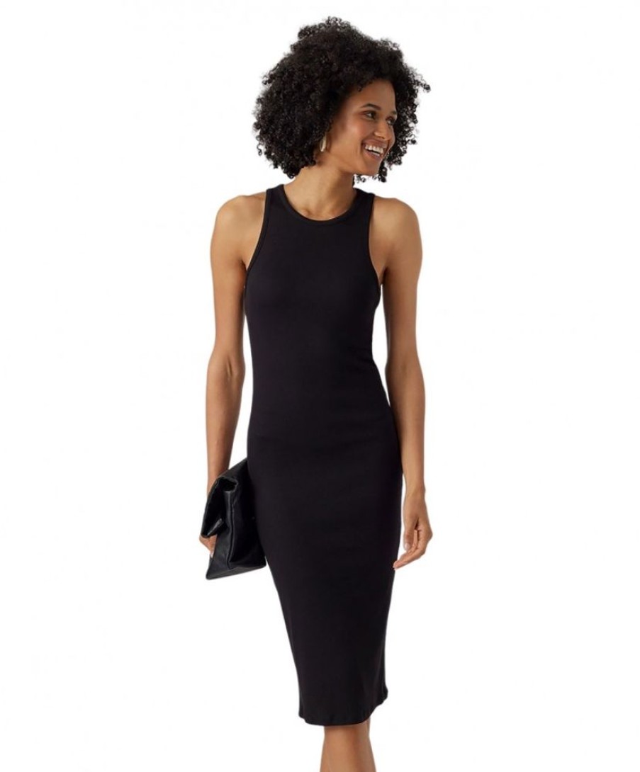 Damen Vero Moda Kleider | Vero Moda Neckholder Kleid Roma In Schwarz