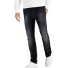 Herren MAC Straight Leg | Mac Jeans Modern Fit Arne In Authentic Black Stretchdenim