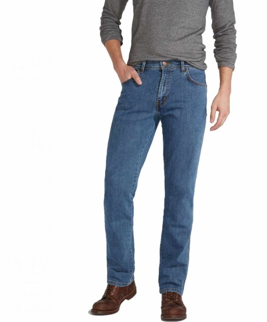 Herren Wrangler Regular Fit | Wrangler Texas Stretch Regular Fit In Stonewash