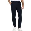 Herren MAC Chinohosen | Mac Griffin Tapered Fit Hose In Dunkelblau Mit Zipper Am Saum