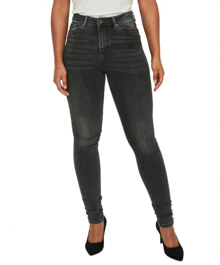 Damen Vero Moda Skinny | Vero Moda High Waist Skinny Jeans Sophia In Grau