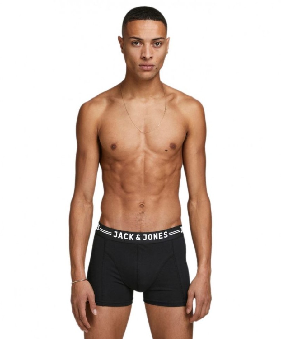 Herren Jack & Jones Unterwasche | Jack & Jones Boxershorts Im 3Er-Pack Aus Baumwoll-Stretch | Jeans-Meile.De