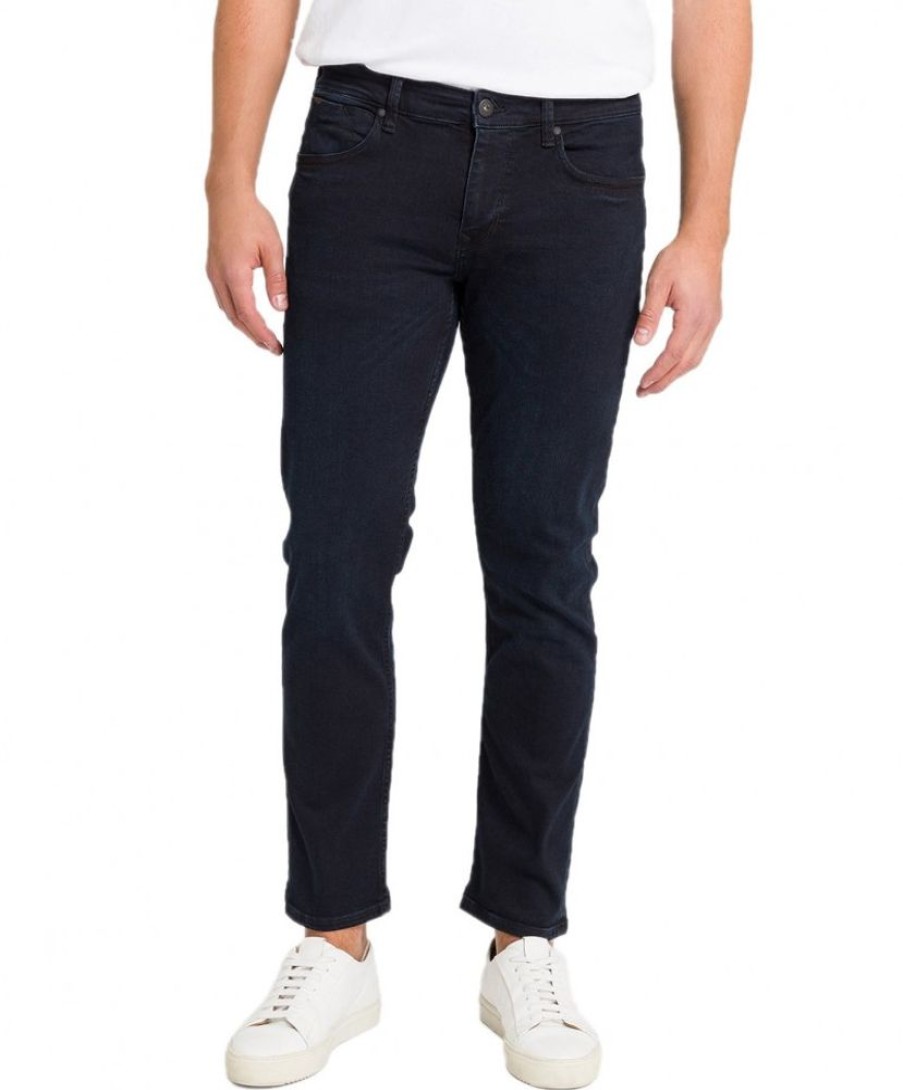 Herren Cross Regular Fit | Cross Jeans Dylan Straight Leg In Midnight Blue