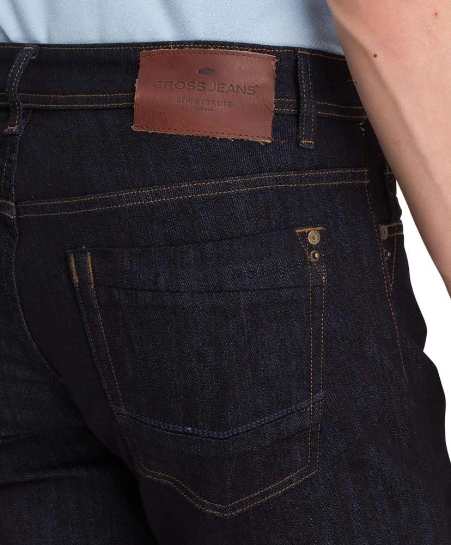 Herren Cross Tapered | Cross Jeans Relaxed Fit Antonio In Rinsed Farbung