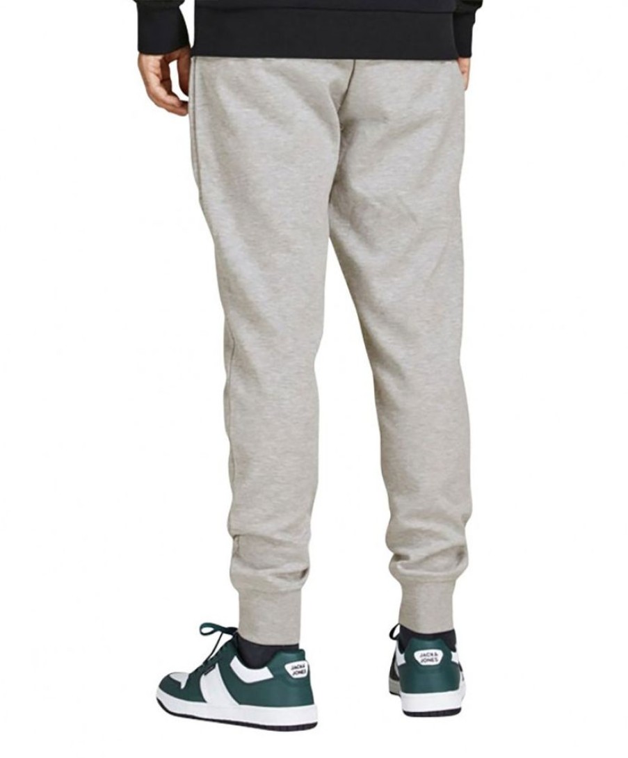 Herren Jack & Jones Jogginghosen | Jack & Jones Sweathose Will In Hellgrauem Melange