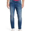 Herren Pioneer Stretch Jeans | Pioneer Eric Jeans Straight Fit In Modischem Blue Used