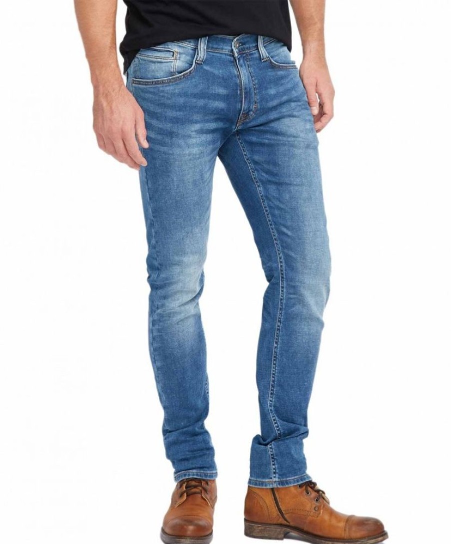 Herren Mustang Tapered | Mustang Herren Jeans Oregon Tapered Fit Im Vintage-Look