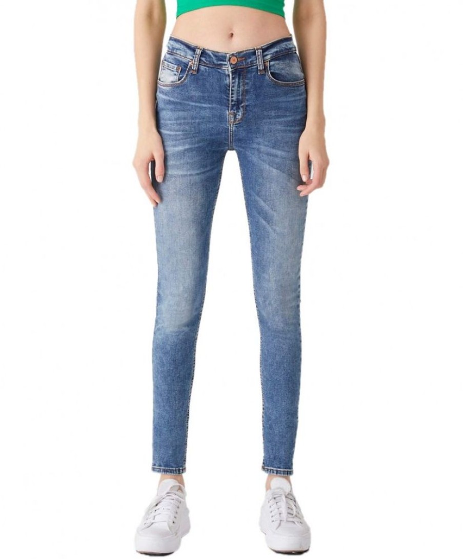 Damen LTB Skinny | Ltb Jeans Skinny Fit Amy X In Heller Sior Farbung