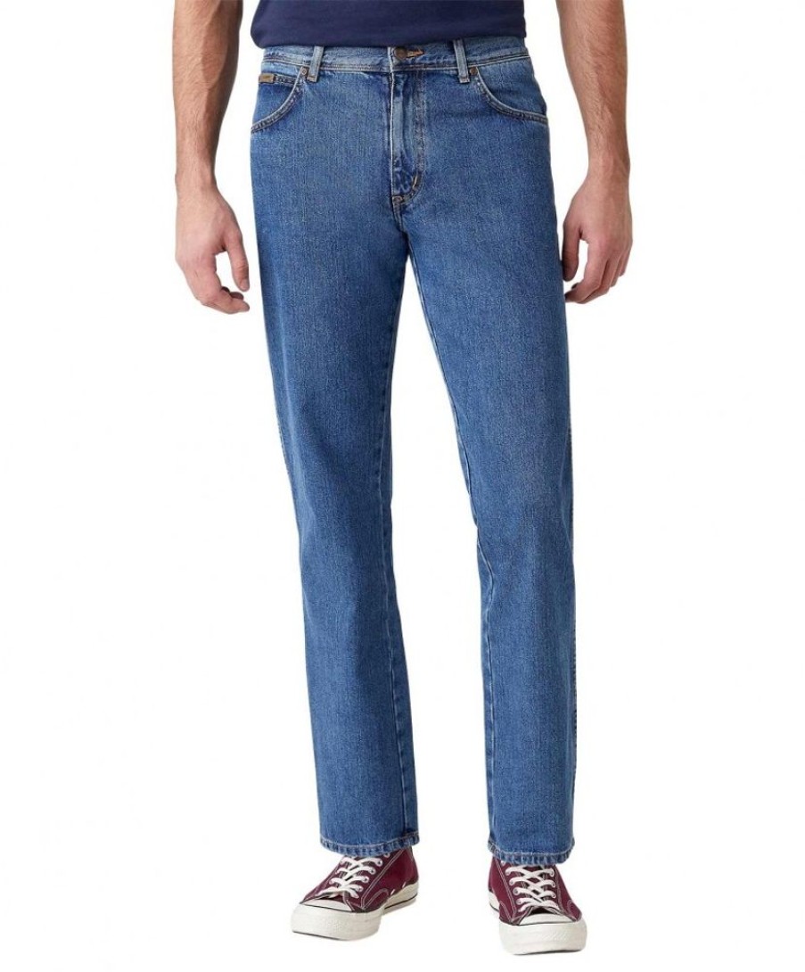 Herren Wrangler Regular Fit | Wrangler Texas Jeans In Stonewash W121 05 096