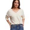 Damen Vero Moda Pullover | Vero Moda Strickpullover Doffy Mit Ballonarmel In Birch