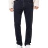 Herren MAC Tapered | Mac Arne Pipe Jeans In Schwarzer Schmaler Beinform