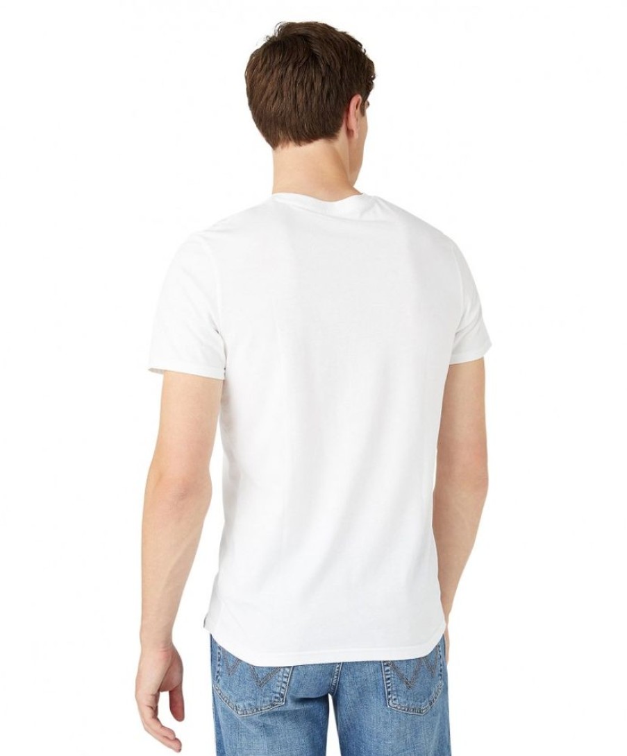 Herren Wrangler Shirts | Wrangler T-Shirts Mit Regular-Fit Im 2Er-Pack In Weis