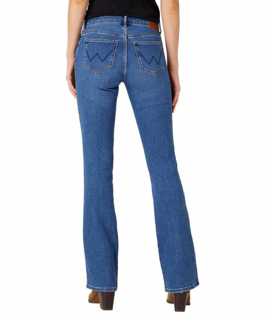 Damen Wrangler Bootcut | Wrangler Jeans Bootcut Body Bespoke In Camellia Waschung