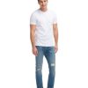 Herren Mustang Shirts | Mustang Herren Zweierpack T-Shirt Aus Weiser Baumwolle