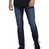 Herren Jack & Jones Slim Fit | Jack & Jones Straight Jeans Tim Mit Tobacco-Nahten