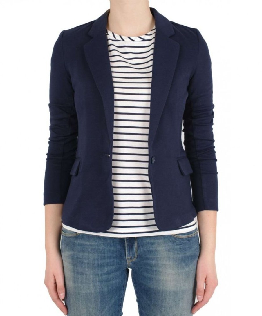 Damen Vero Moda Jacken | Vero Moda Damen-Blazer Julia Blazer In Blauem Eclipse