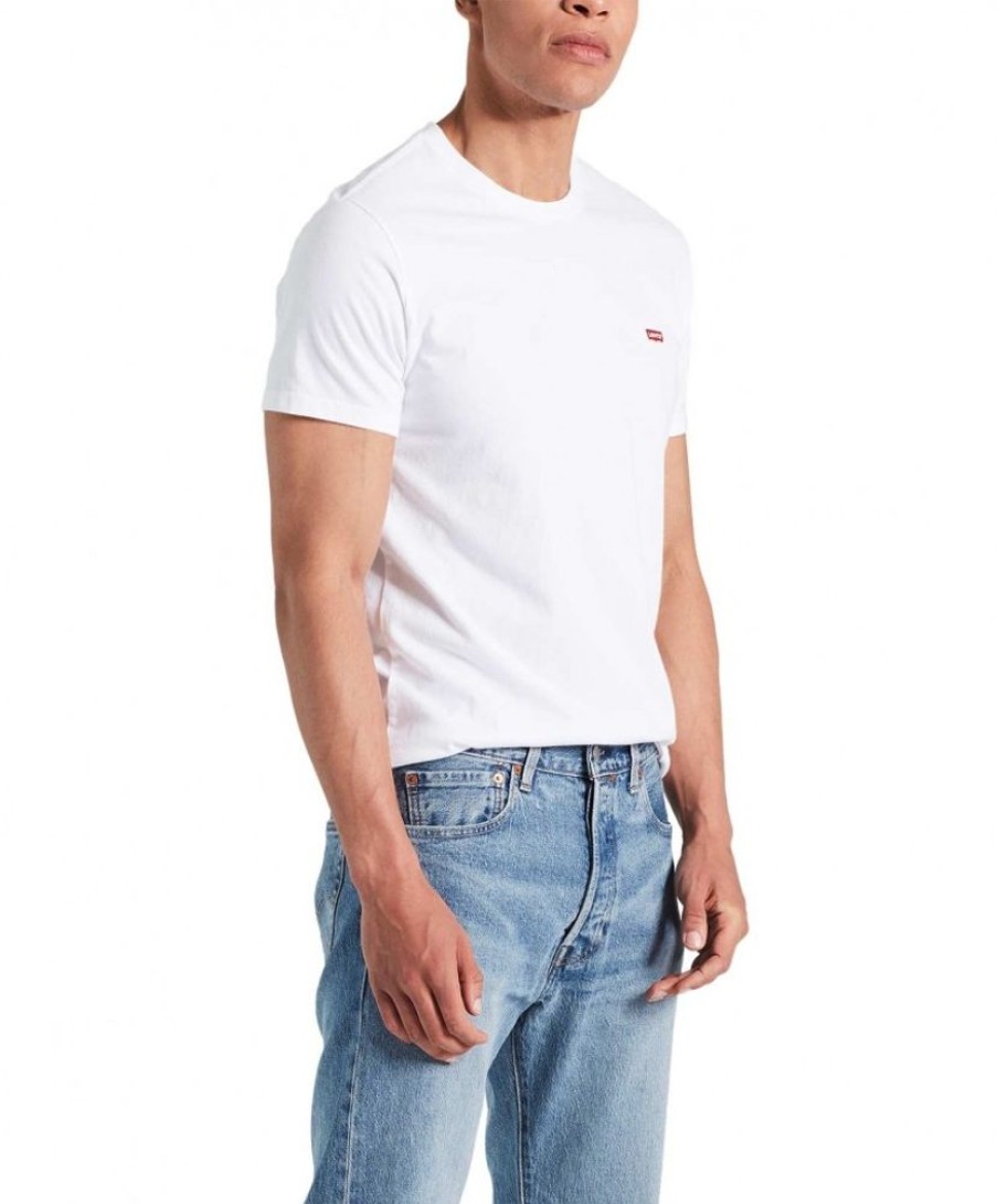 Herren Levis Shirts | Levis Original Tee - Weises T-Shirt Aus Baumwolljersey