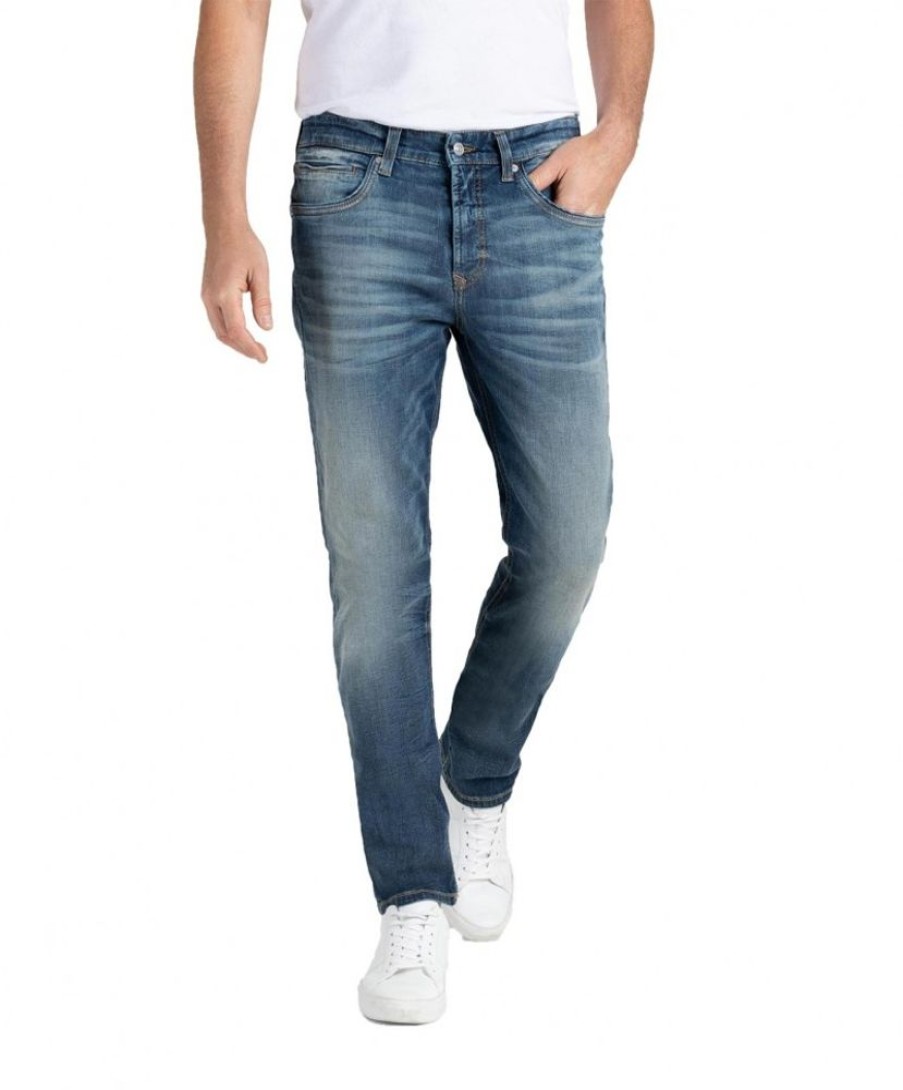 Herren MAC Tapered | Mac Arne Pipe Jeans Aus Original Blue Denimflexx