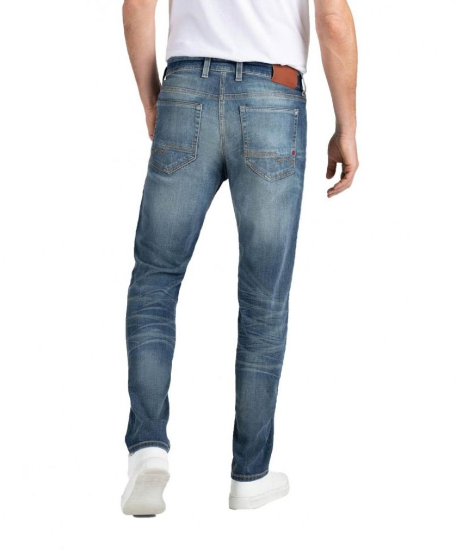 Herren MAC Tapered | Mac Arne Pipe Jeans Aus Original Blue Denimflexx