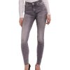 Damen Vero Moda Skinny | Vero Moda Jeans Skinny Fit Peach In Dunkelgrau