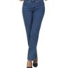 Damen Angels Skinny | Angels Jeans Skinny Button Mit Doppelknopf In Stonewash