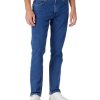 Herren Wrangler Regular Fit | Wrangler Greensboro Jeans Straight Fit In Stonewash