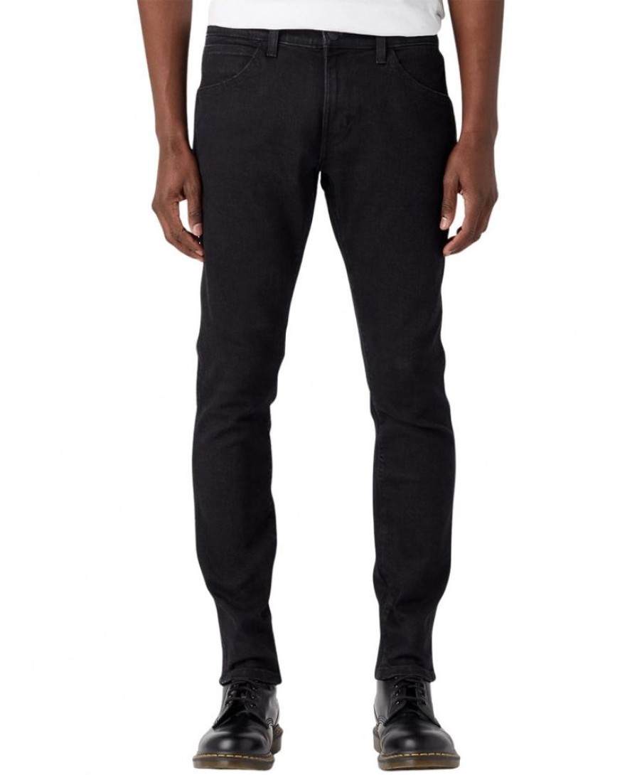 Herren Wrangler Skinny Fit | Wrangler Bryson Jeans Skinny Fit In Schwarz