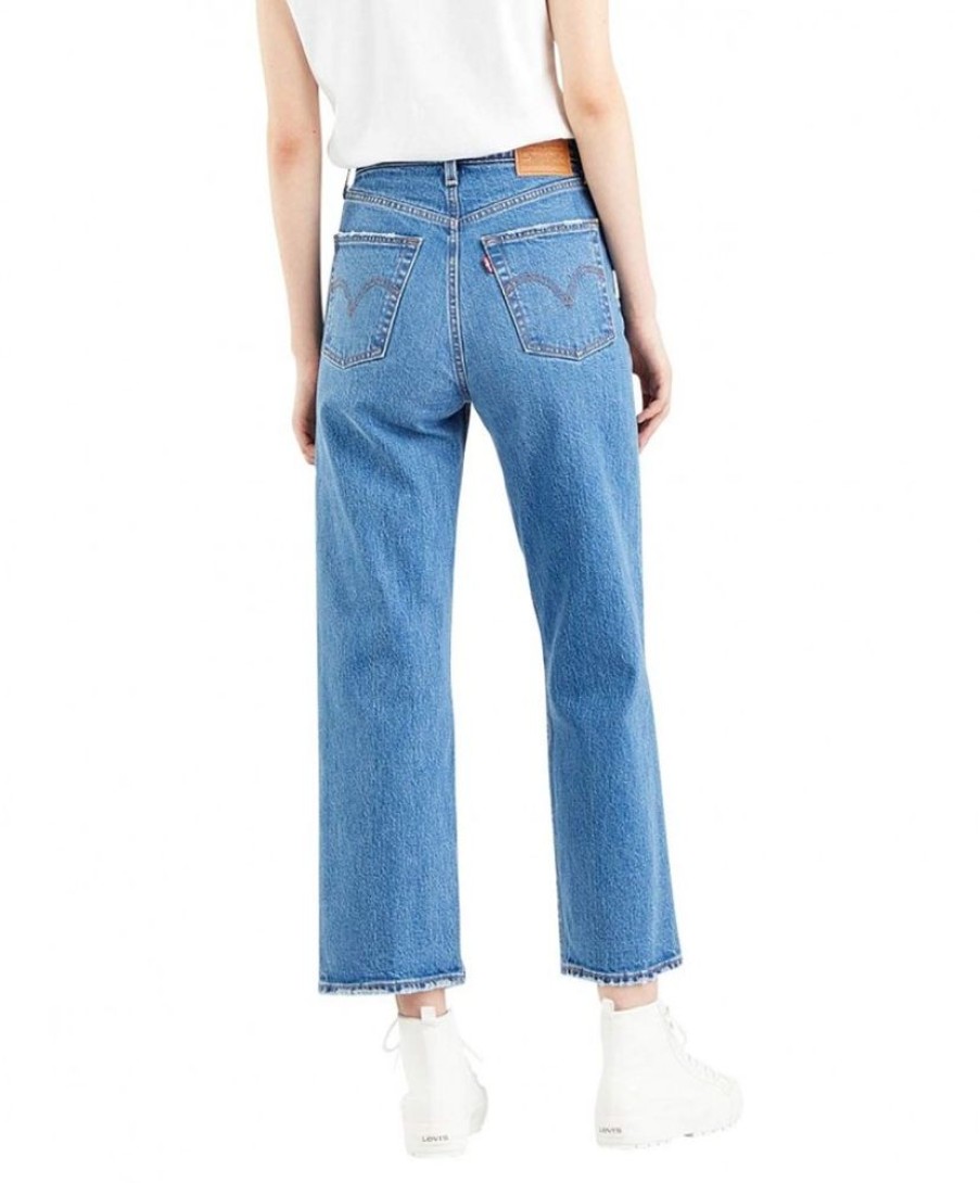 Damen Levis Slim Fit | Levi'S Jeans Straight Ankle Ribcage In Hellem Jive Together