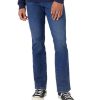 Herren Wrangler Regular Fit | Wrangler Texas Stretch Jeans Straight Fit In Mittelblau