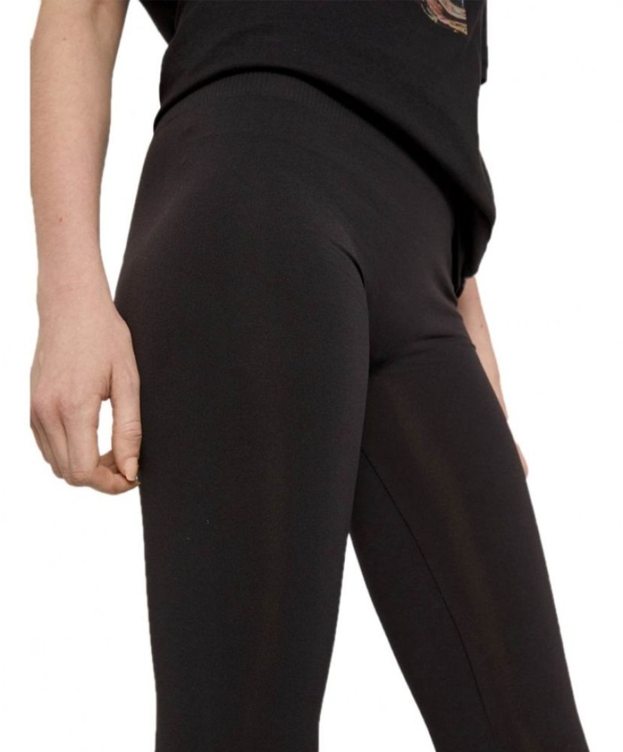 Damen Pieces Slim Fit | Pieces Leggings London In Schwarz