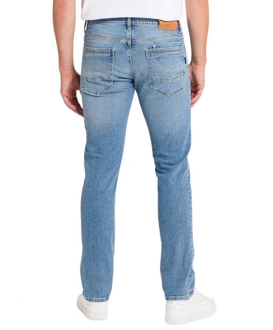 Herren Cross Regular Fit | Cross Jeans Dylan Mit Regular Fit In Heller Verwaschung