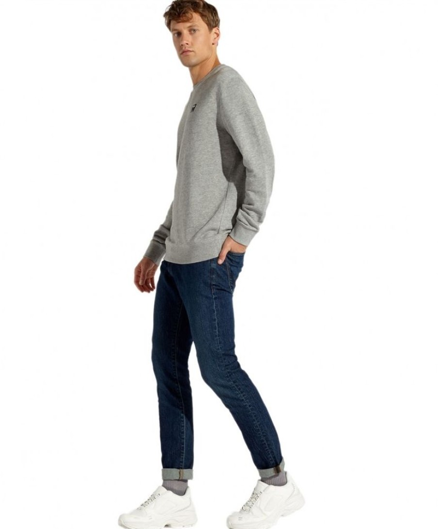 Herren Wrangler Pullover | Wrangler - Grauer Pullover Im Normaler Form