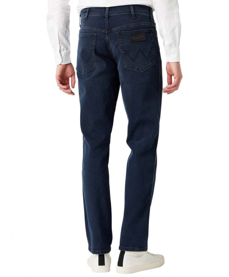 Herren Wrangler Slim Fit | Wrangler Jeans Slim Fit Texas Slim In Blauem Bruised River