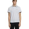 Herren Jack & Jones Shirts | Jack & Jones Poloshirt Epaulos In Weis In Pique-Qualitat