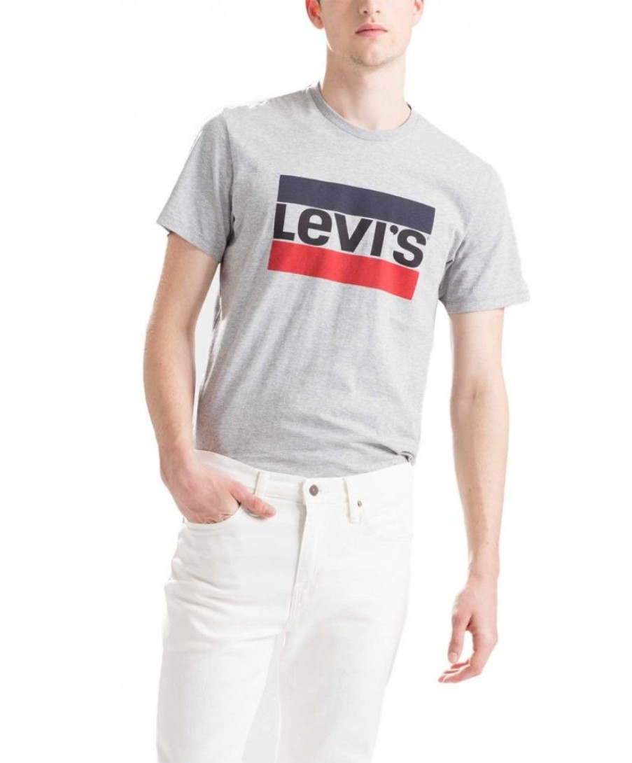 Herren Levis Shirts | Levi'S T-Shirt Sportswear Logo Tee In Grey