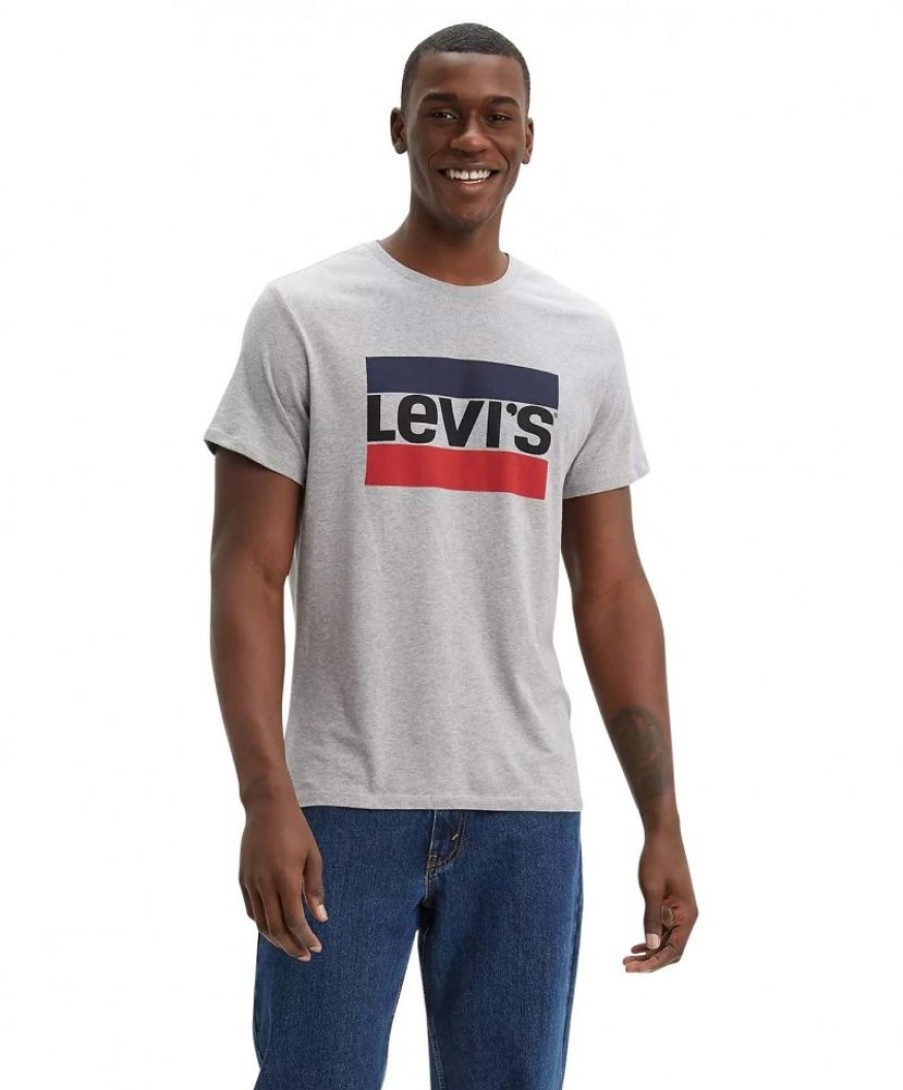 Herren Levis Shirts | Levi'S T-Shirt Sportswear Logo Tee In Grey