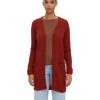 Damen Vero Moda Jacken | Vero Moda Cardigan Esme Open In Chili Oil