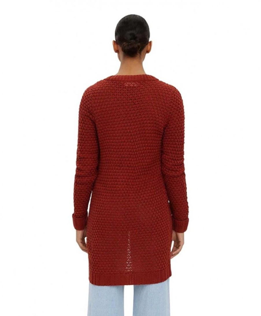 Damen Vero Moda Jacken | Vero Moda Cardigan Esme Open In Chili Oil