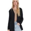 Damen Vero Moda Jacken | Vero Moda Cardigan Lillie Mit V-Auschnitt In Schwarz