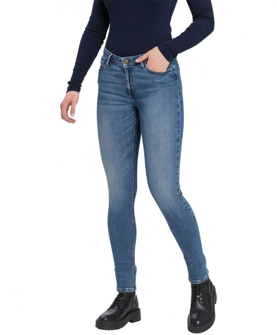 Damen Cross Skinny | Cross Damen-Jeans Skinny Fit Alan In Himmelblau