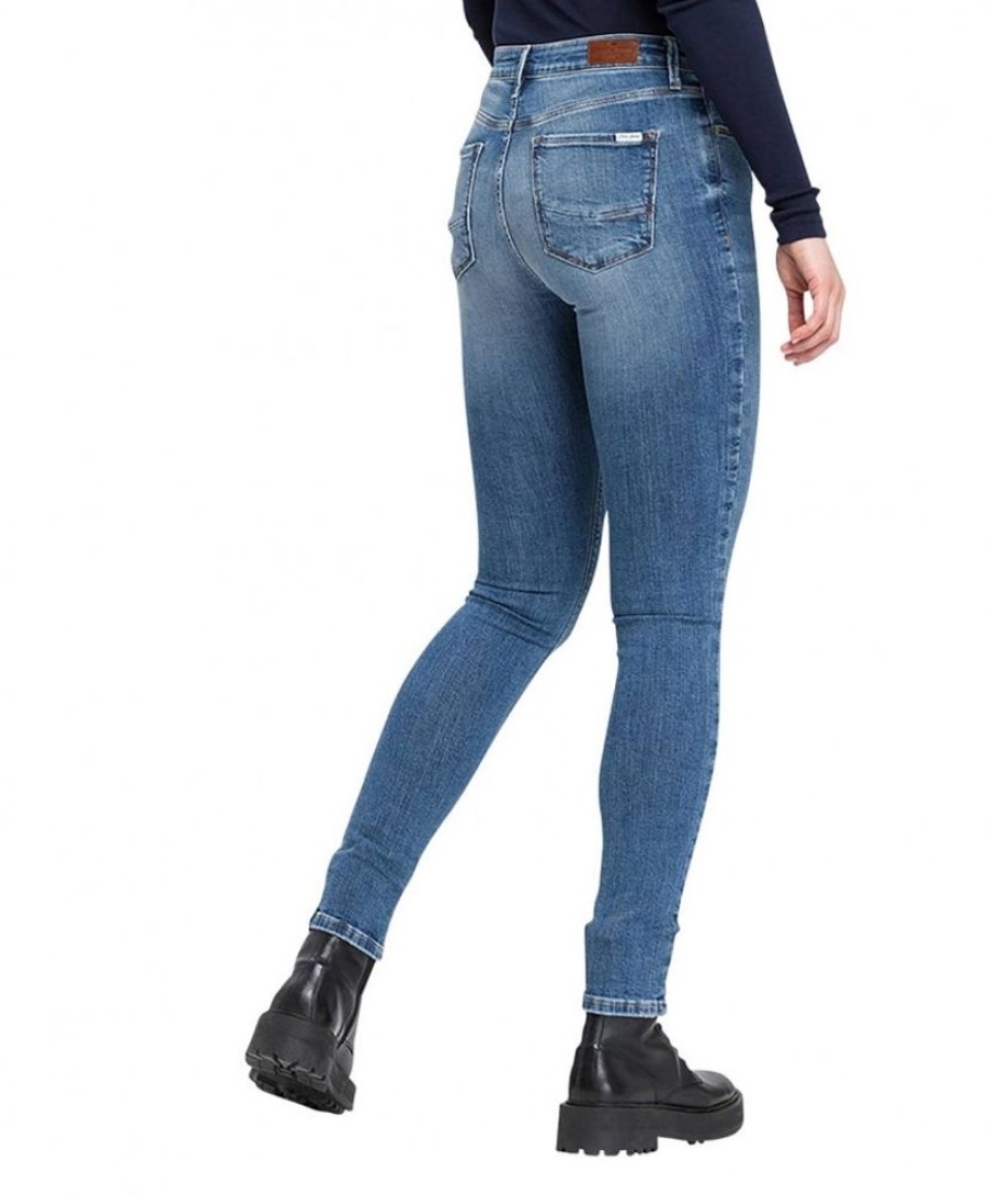 Damen Cross Skinny | Cross Damen-Jeans Skinny Fit Alan In Himmelblau