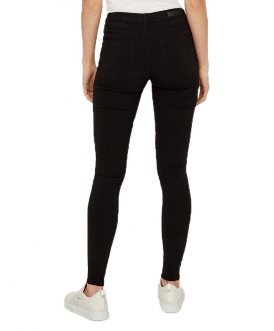 Damen Pieces Skinny | Pieces Skinny Fit Jeggings In Schwarz