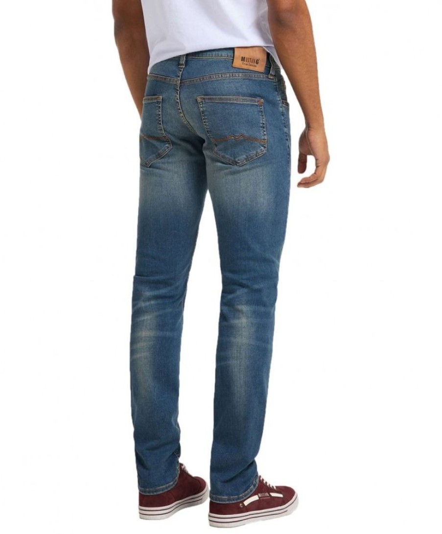 Herren Mustang Tapered | Mustang Oregon Tapered Jeans In Stone Washed