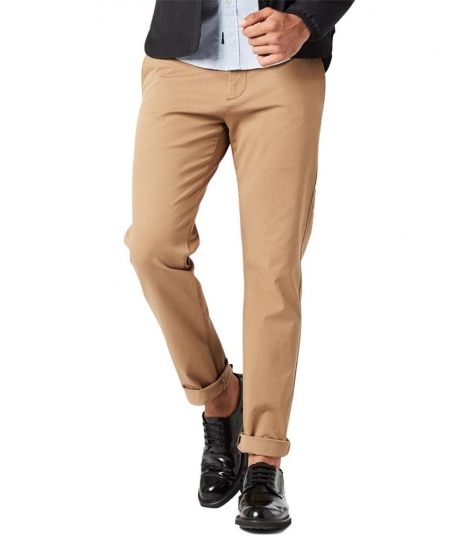 Herren Dockers Chinohosen | Dockers Smart 360 Flex Chino Alpha Im Tapered Fit