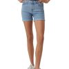 Damen Vero Moda Shorts | Vero Moda Jeans Shorts Luna Mit Umschlagsaum In Stonewash