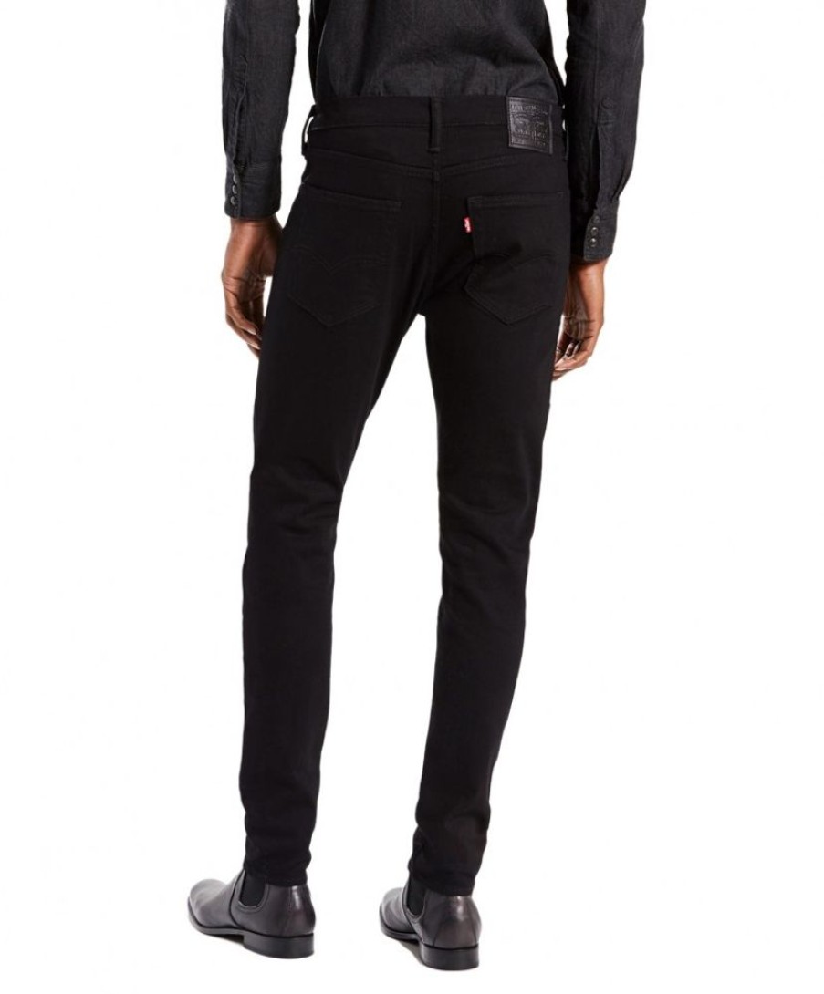 Herren Levis Tapered | Levi'S 512 Jeans Slim Tapered In Schwarzem Nightshine