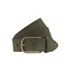 Damen Mustang Gurtel | Mustang Gurtel Aus Velourleder In Olive