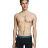 Herren Jack & Jones Unterwasche | Jack & Jones Boxershorts Einfarbig (3 Stuck) In Schwarzem Asphalt | Jeans-Meile.De