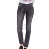 Damen Cross Slim Fit | Cross Anya - Dunkelgraue Jeans Mit Modischen High Waist